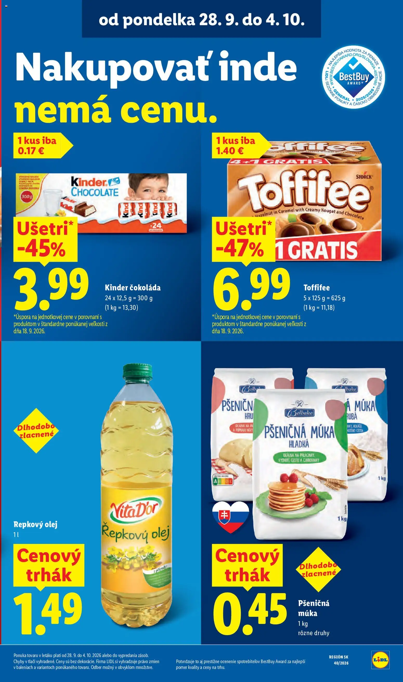 Nové Lidl akcie – leták je platný od 28.09.2026 | Strana: 21
