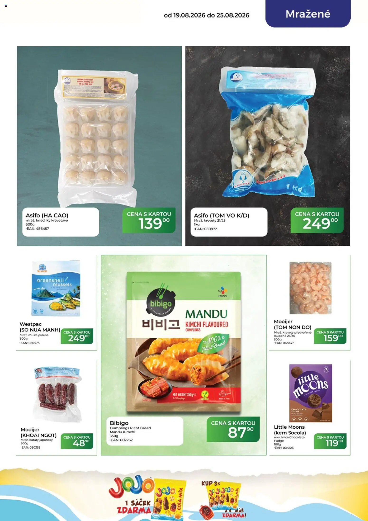 Tamda Foods leták od 19.08.2026 | Strana: 21 | Produkty: Mochi, Kimchi, Krevety, Cola