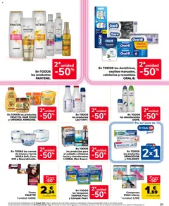 Vista previa Carrefour Market folleto válido desde el 10/09/2026 | Página: 21 | Productos: Champú, Tampones, Compresas