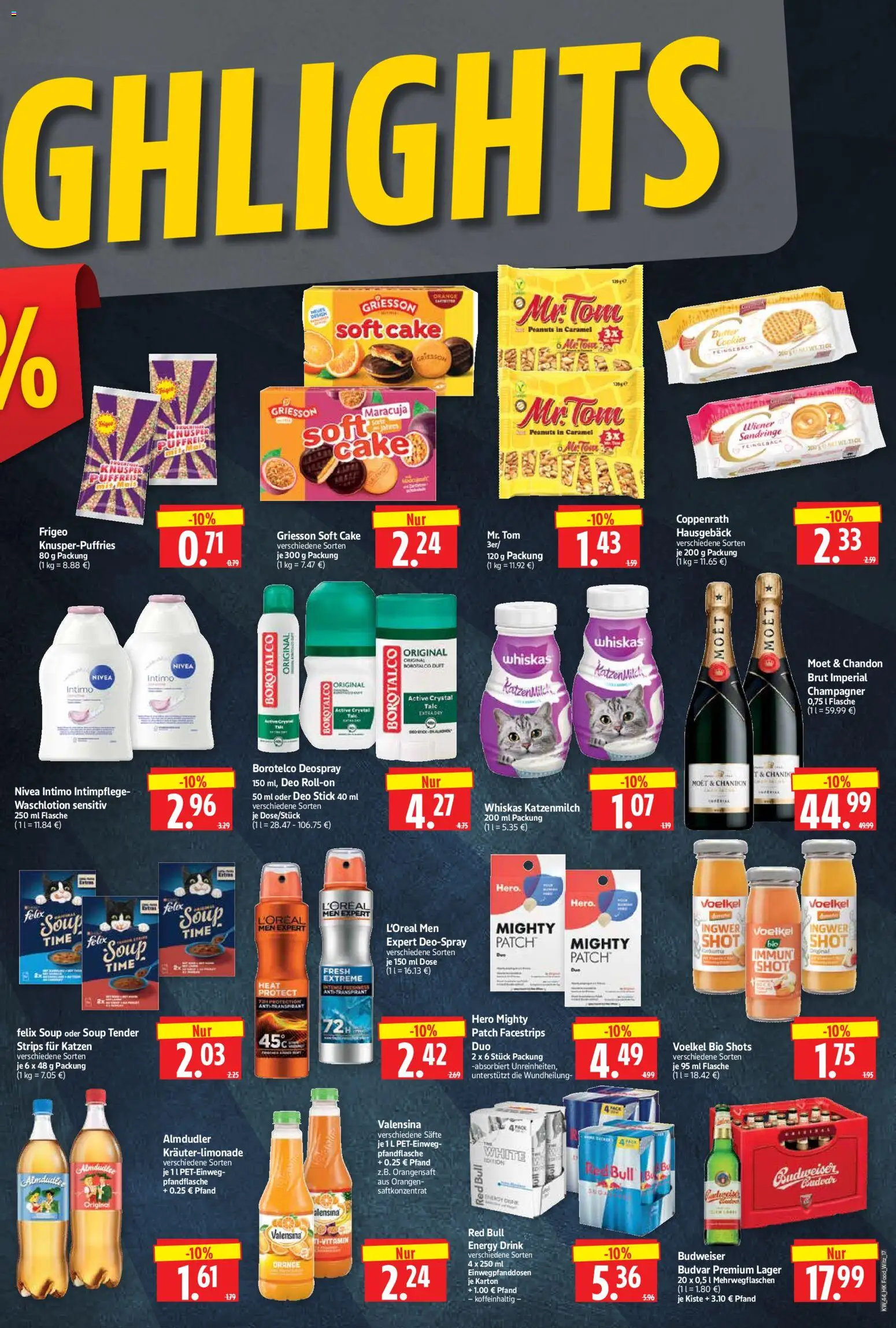 HERKULES Prospekt – gültig ab 26.10.2026 | Seite: 17 | Produkte: Red bull, Butter, Deospray, Budweiser
