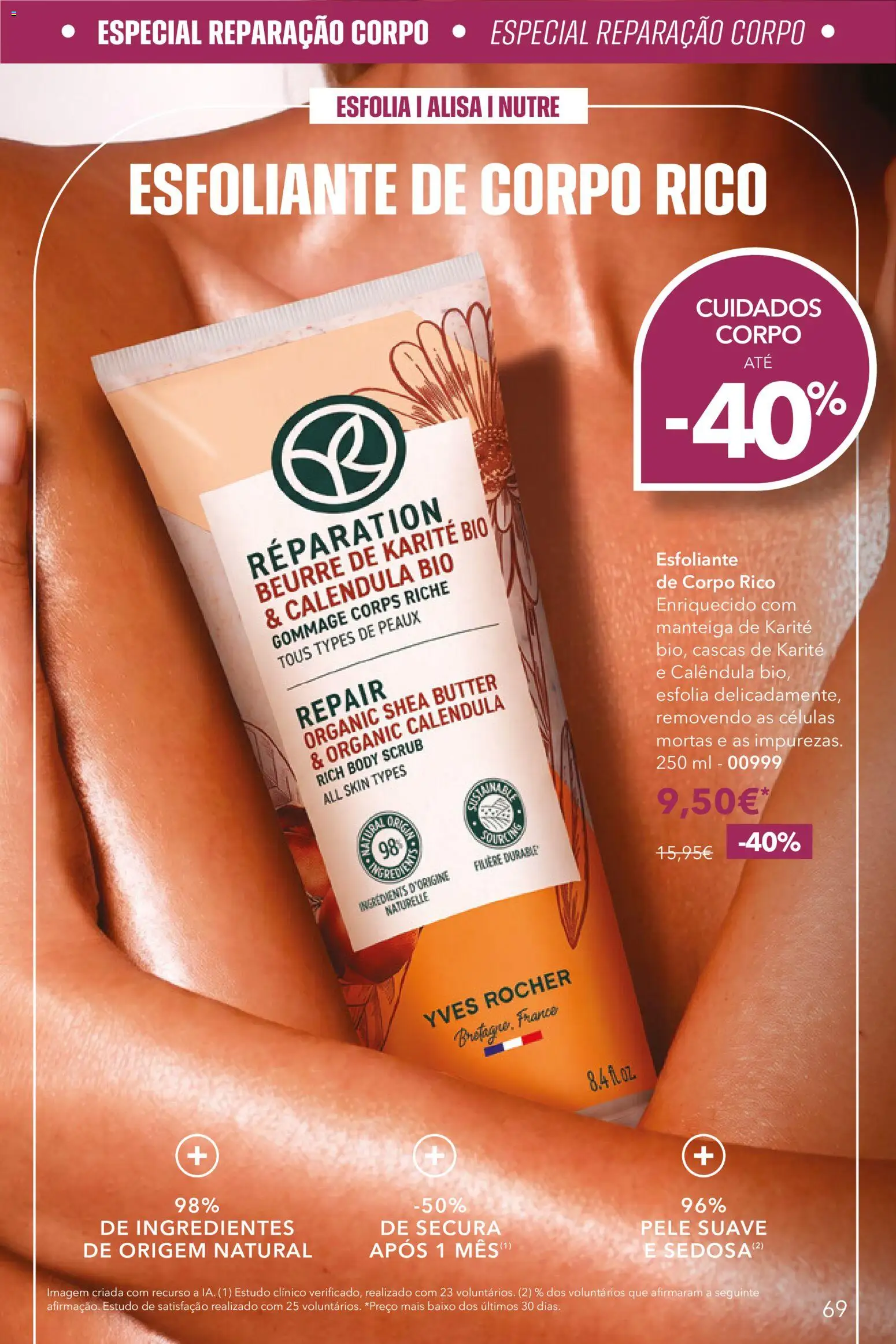 Yves Rocher Catalogo 13 │ válido de 21/10/2026 | Página: 69 | Produtos: Ingredientes, Manteiga, Manteiga de karité