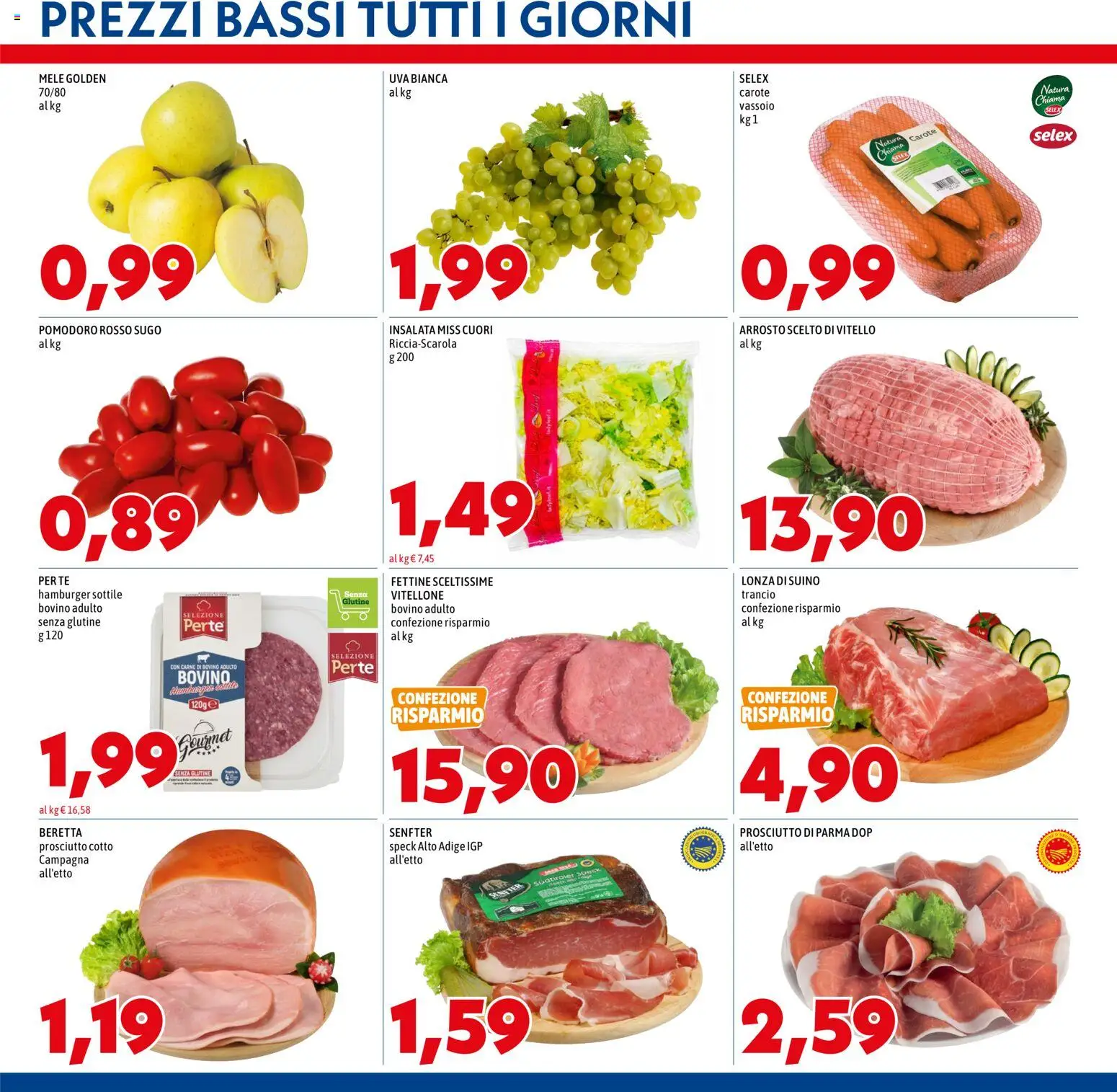 Volantino Mega del 03/09/2026 | Pagina: 3 | Prodotti: Speck, Suino, Uva, Vassoio