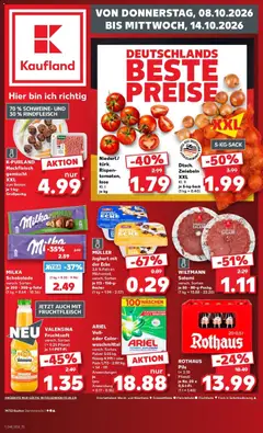 Kaufland Prospekt Buchen ab 08.10.2026 gültig