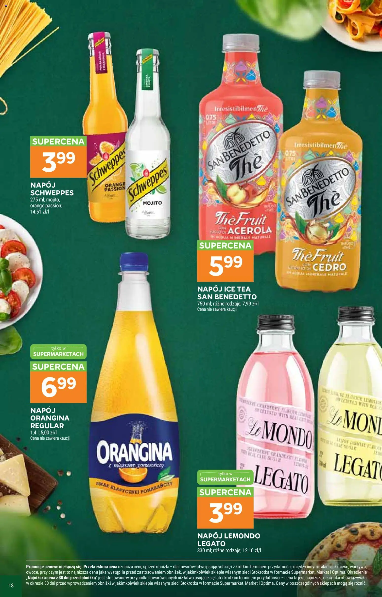 Stokrotka gazetka - Włochy od kuchni od 29.10.2026 | Strona: 18 | Produkty: Ice Tea, Mojito, Stokrotka