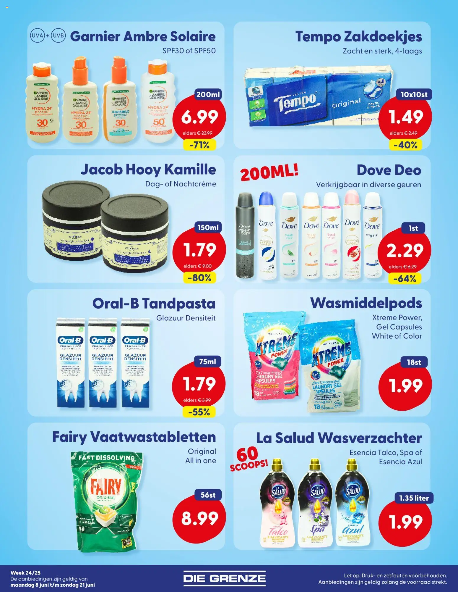 {H1} | Pagina: 5 | Producten: Tandpasta, Wasverzachter, La, Gel
