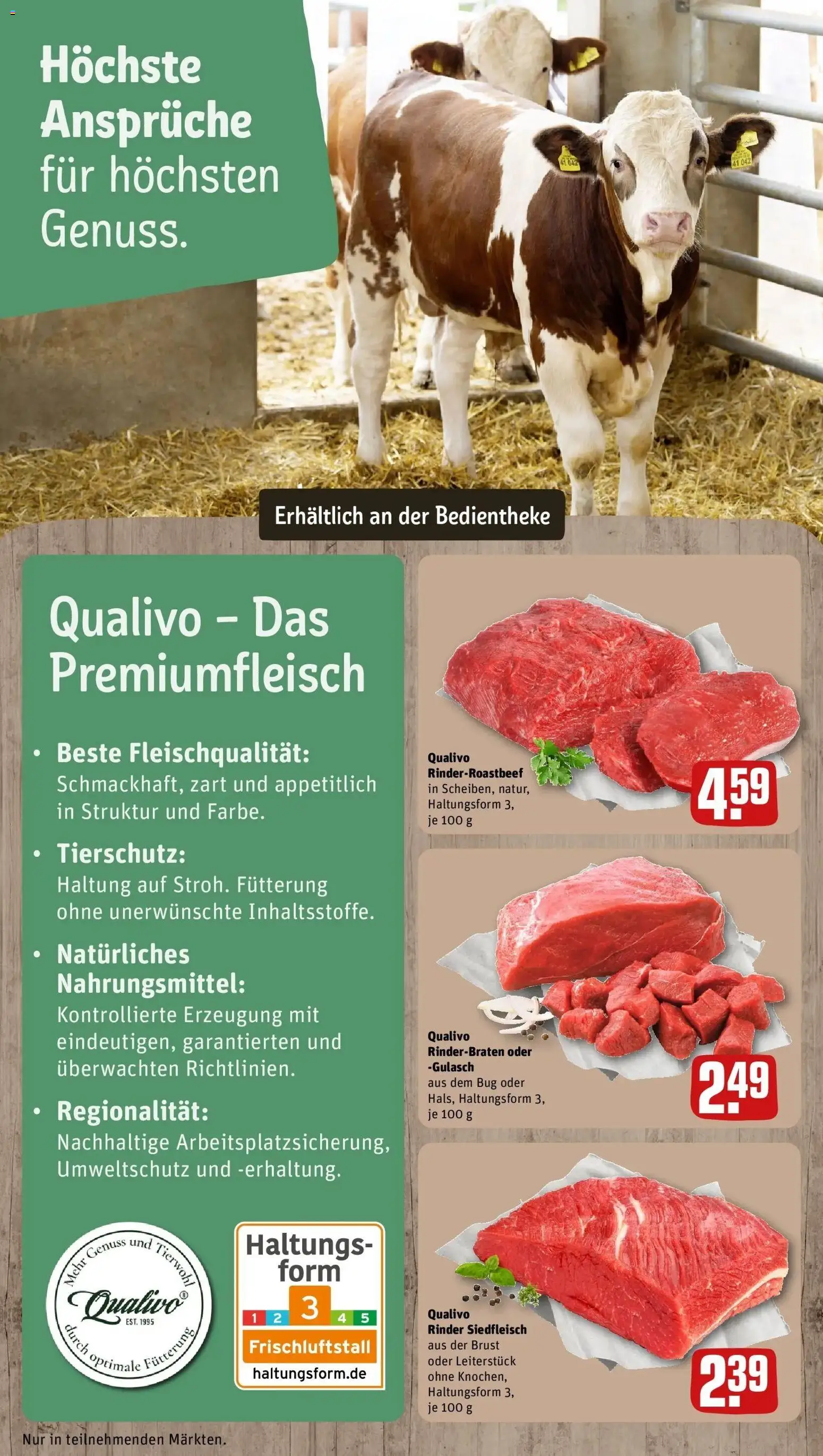 Rewe Prospekt Vaihingen – gültig ab 27.07.2026 | Seite: 14 | Produkte: Rinderbraten, Gulasch