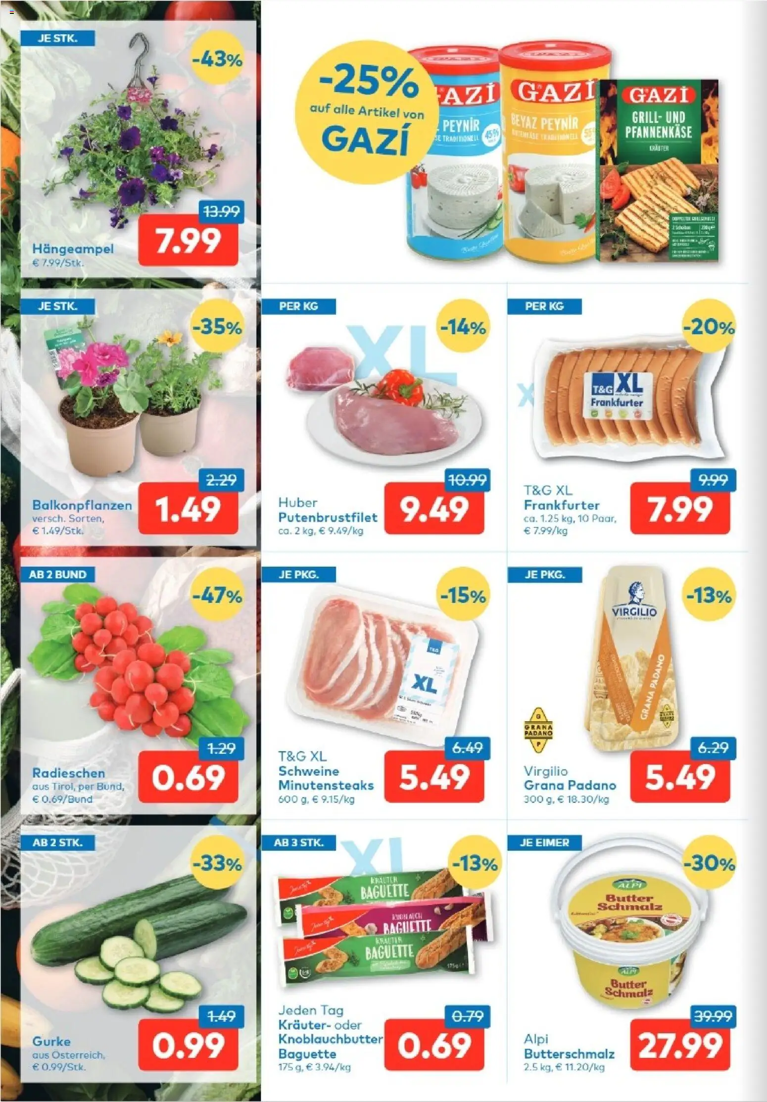 T&G Kärnten gültig ab 23.04.2026 | Seite: 2 | Produkte: Jääkaappipakastin, Dolce gusto kapszula, Grill, Butter
