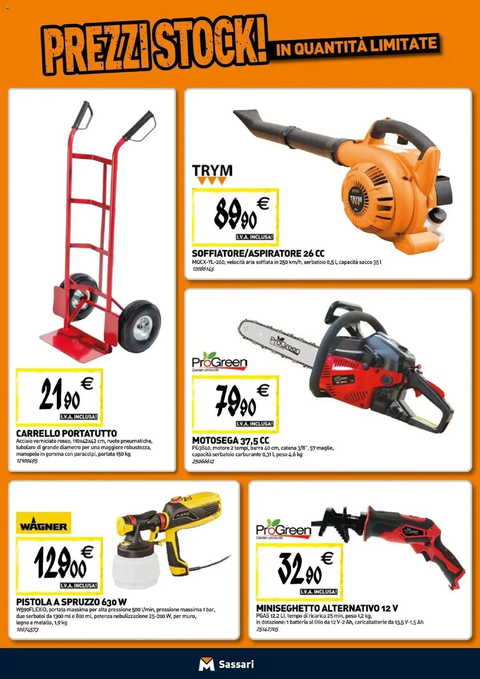 Nuovo TECNOMAT catalogo Sassari dal 24/09/2026 > offerte anteprima 🛍️ | Pagina: 19 | Prodotti: Carrello, Motosega, Batteria, Caricabatterie