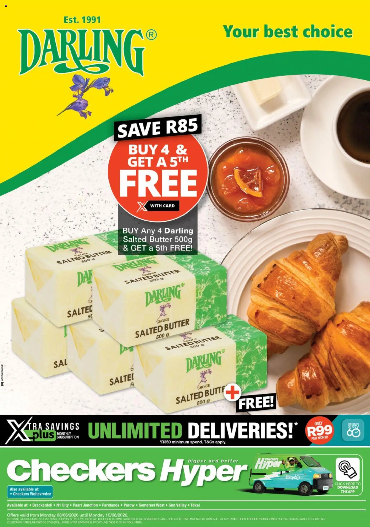 New Checkers catalogue – valid from 08.06.2026 | Page: 1 | Products: Butter