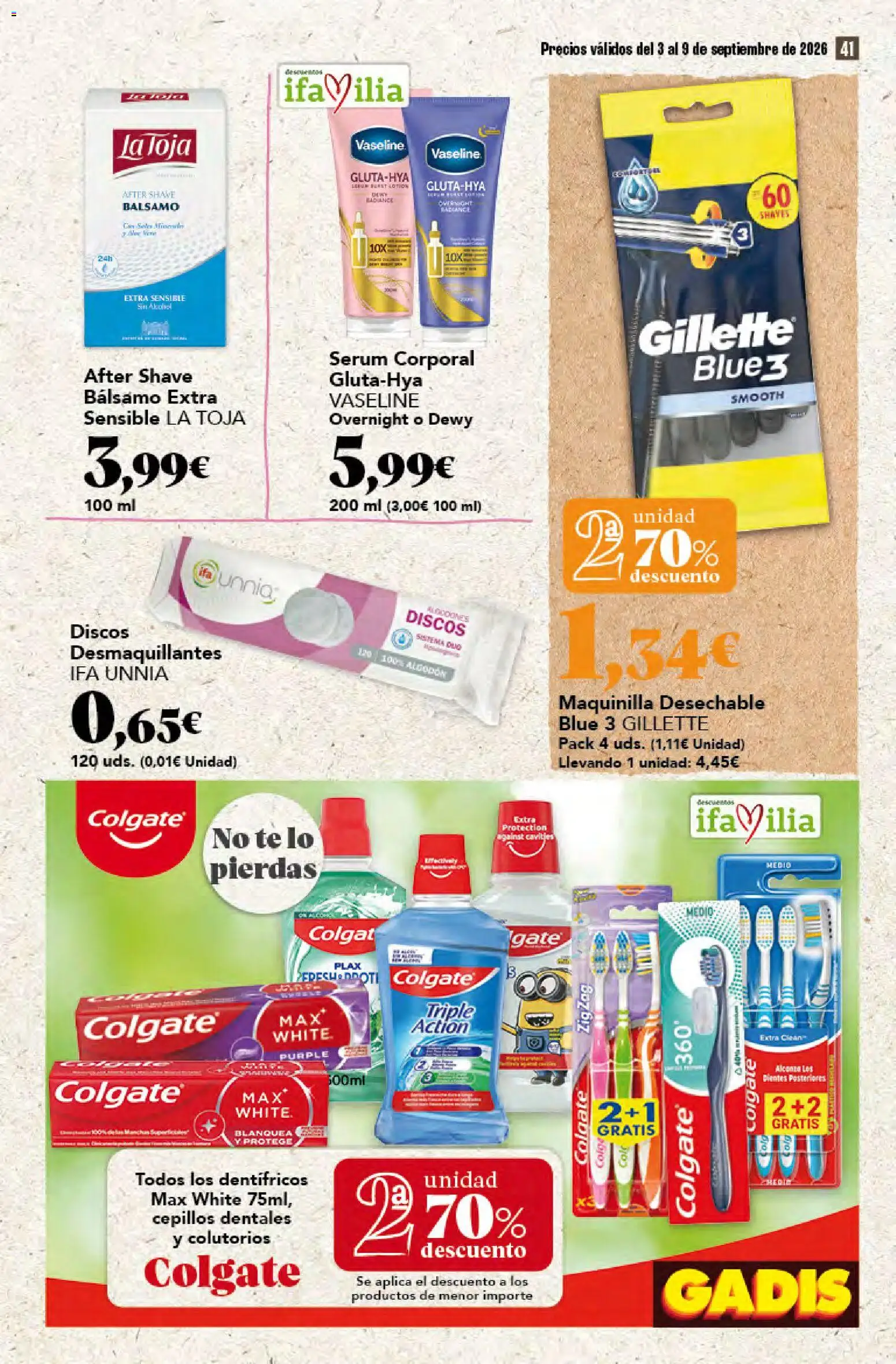 Gadis folleto │ válido desde el 03/09/2026 | Página: 41 | Productos: Sérum, Té