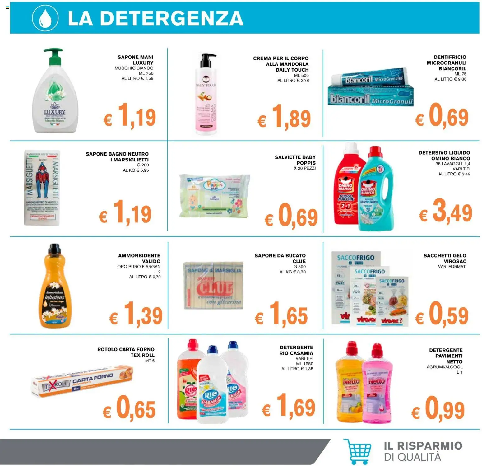 Volantino Coal del 22/10/2026 | Pagina: 11 | Prodotti: Sapone, Detergente, Mandorla, Carta forno