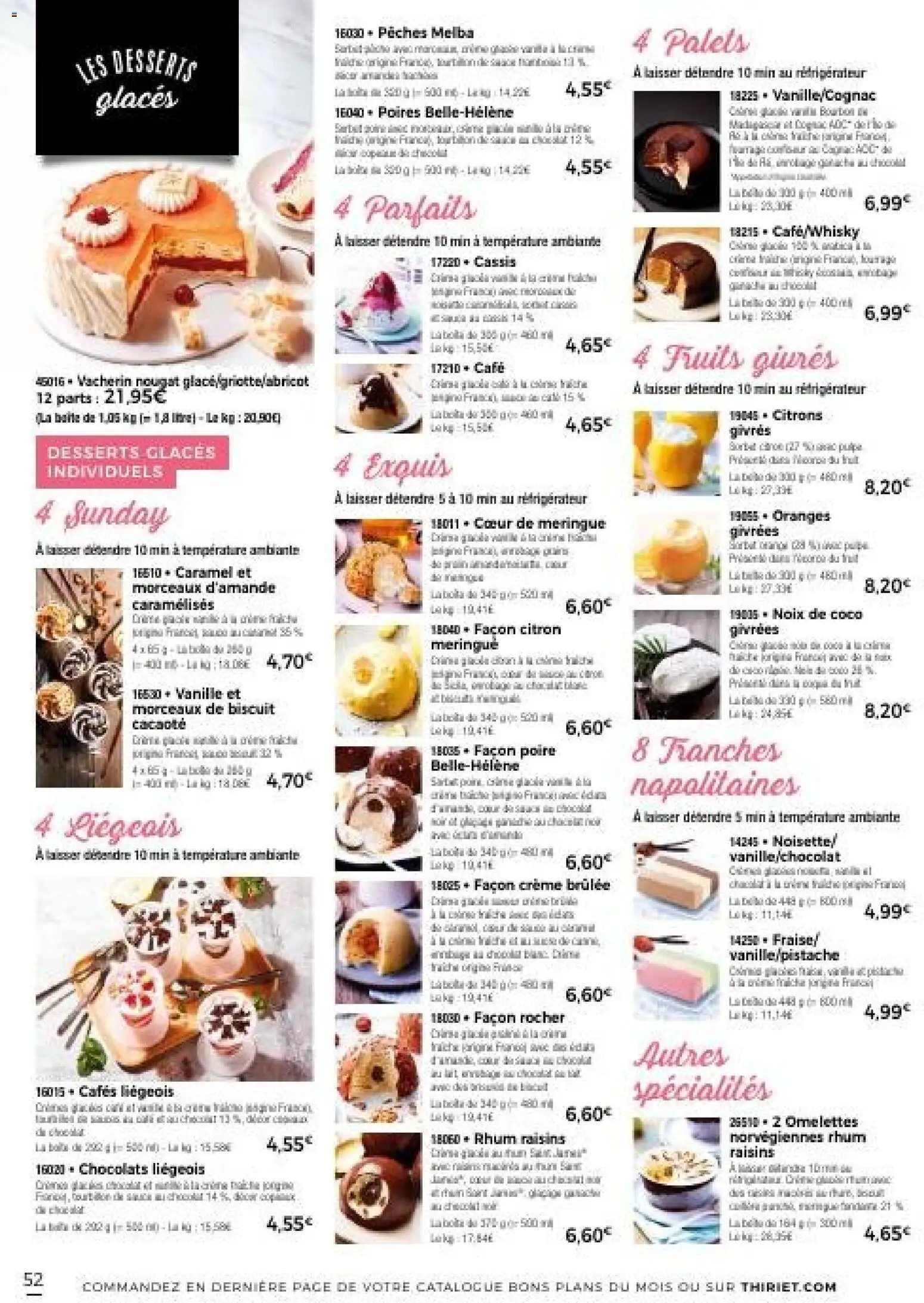 {H1} | Page: 52 | Produits: Poire, Spécialités, Coco, Crème