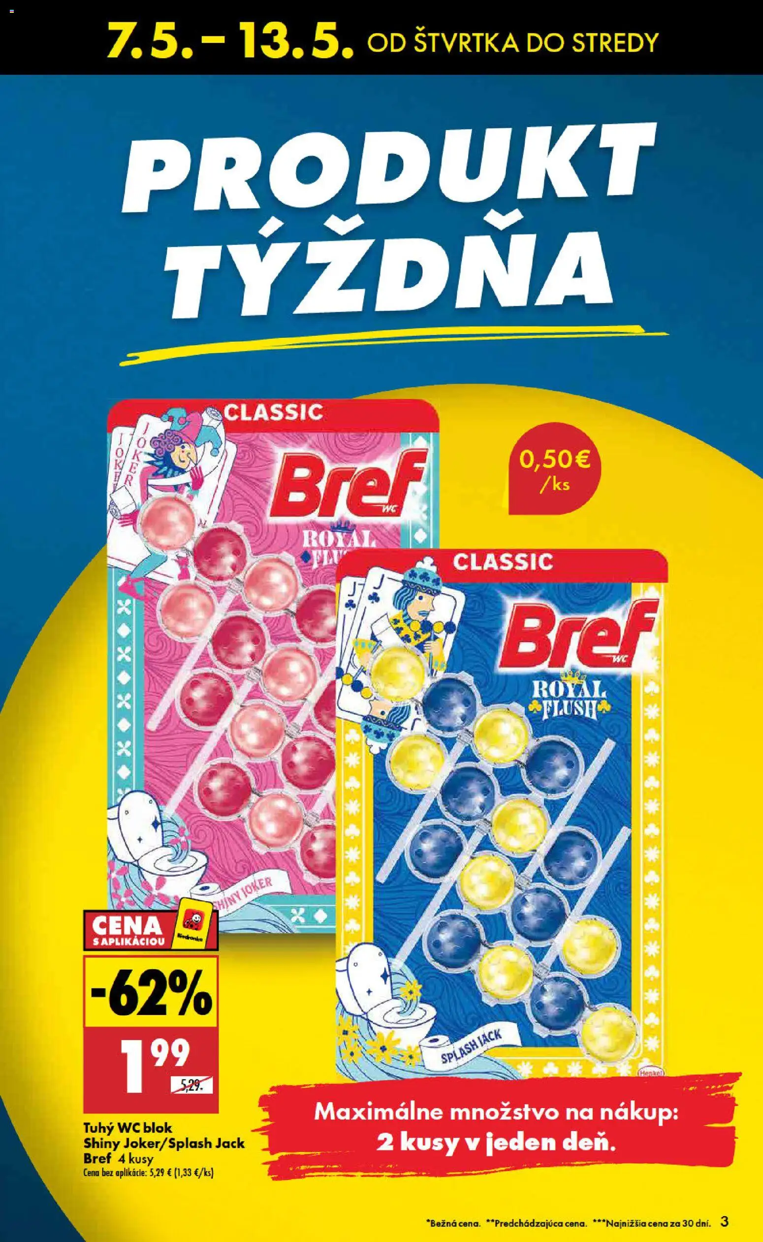 Nové Biedronka akcie – leták je platný od 07.05.2026 | Strana: 3 | Produkty: Wc, Wc blok
