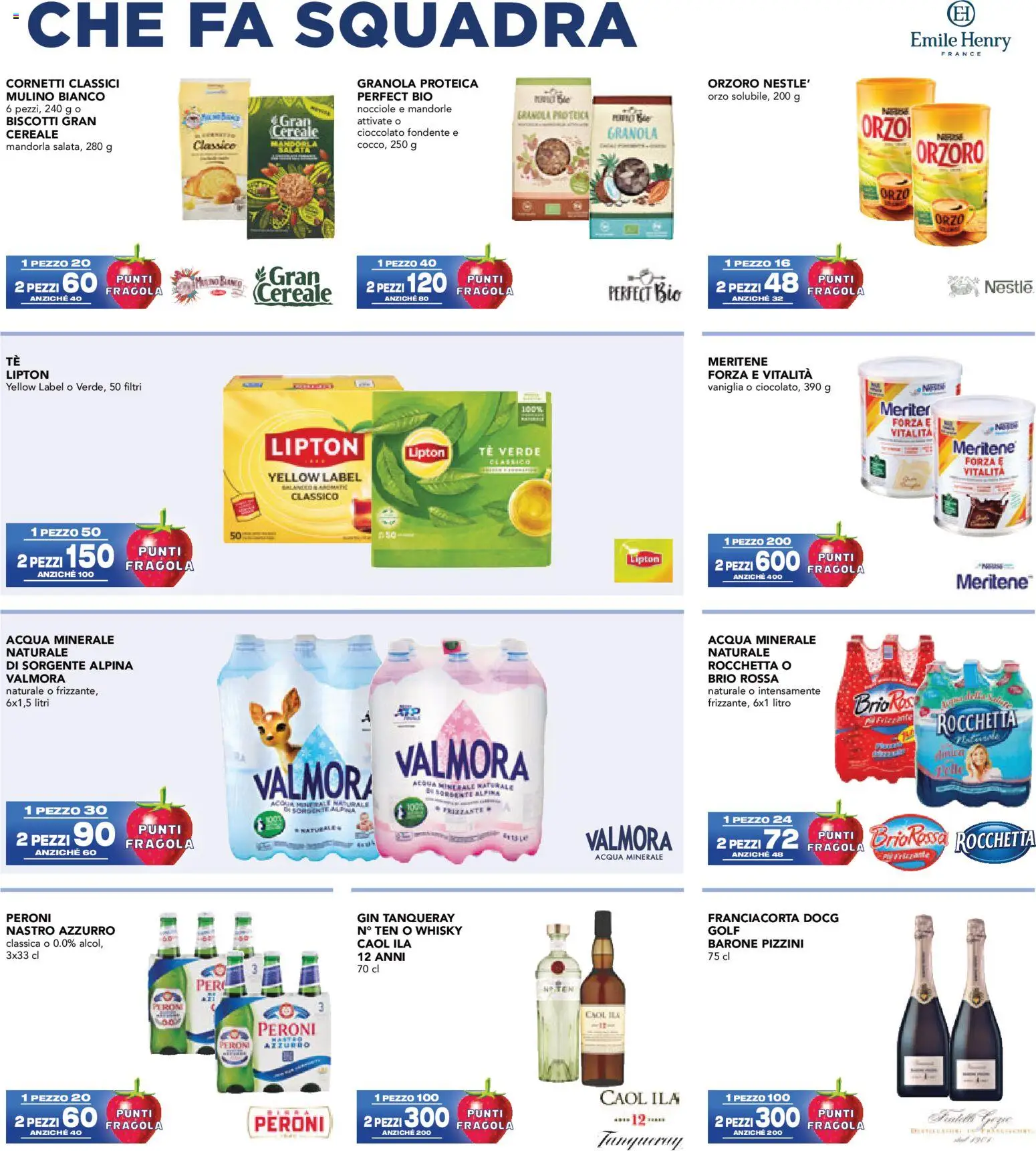 Volantino Esselunga S del 18.06.2026 | Pagina: 9 | Prodotti: Biscotti, Whisky, Acqua, Acqua minerale