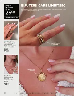 Ofertele Avon valabile de la 01.08.2026 | Pagină: 124 | Produse: Colier, Inel