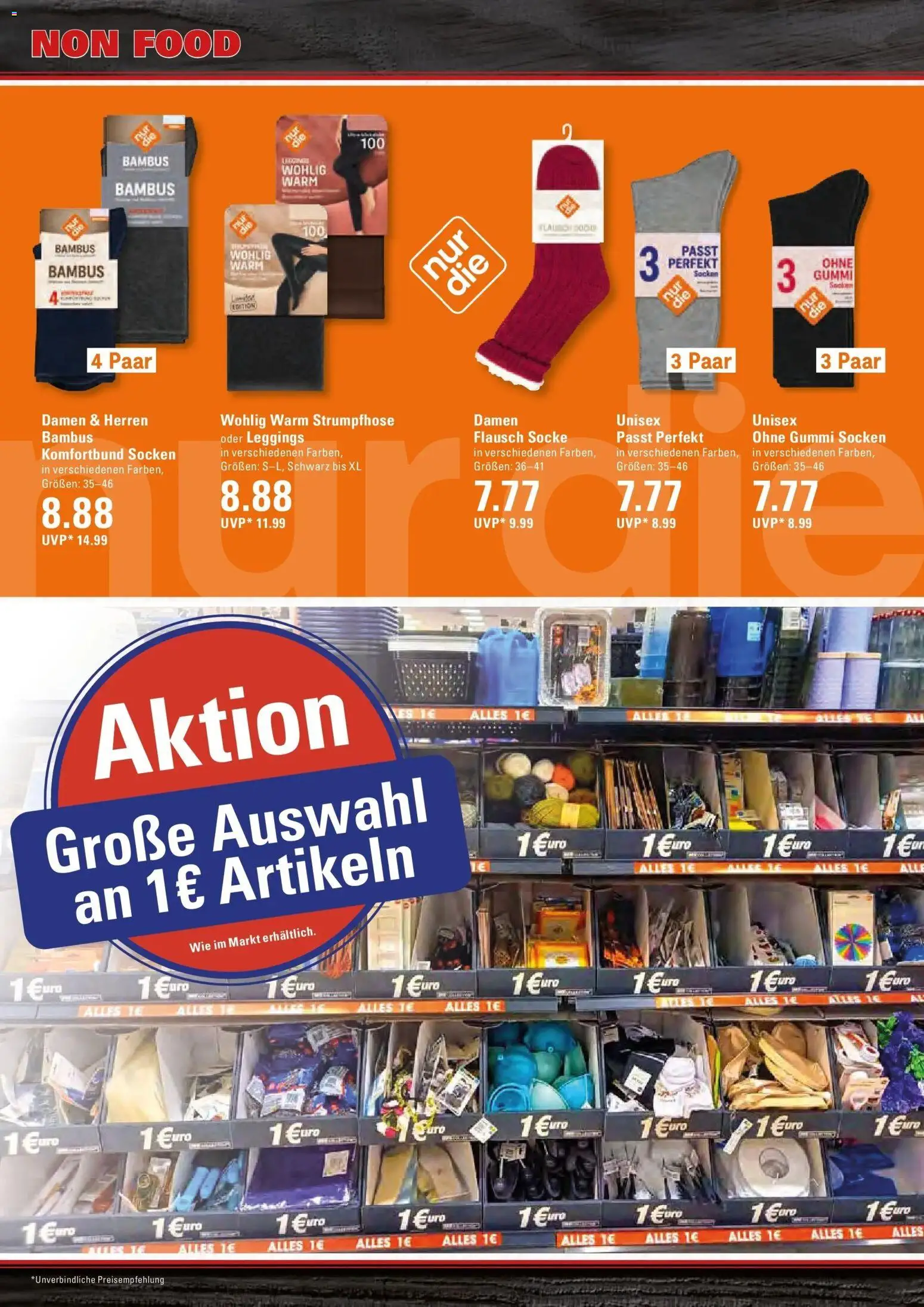 Marktkauf Prospekt Stade (ab 14.09.2026) » Angebote online | Seite: 22 | Produkte: Socken, Leggings, Strumpfhose