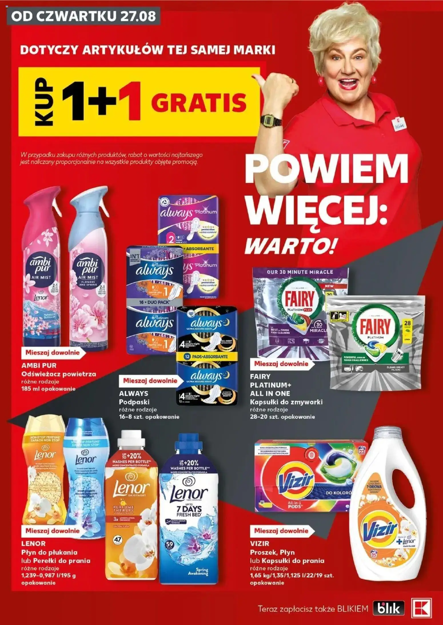 Kaufland gazetka - Super Weekend od 29.08.2026 - od jutra PDF | Strona: 24 | Produkty: Płyn do płukania, Odświeżacz powietrza, Vizir, Zapach