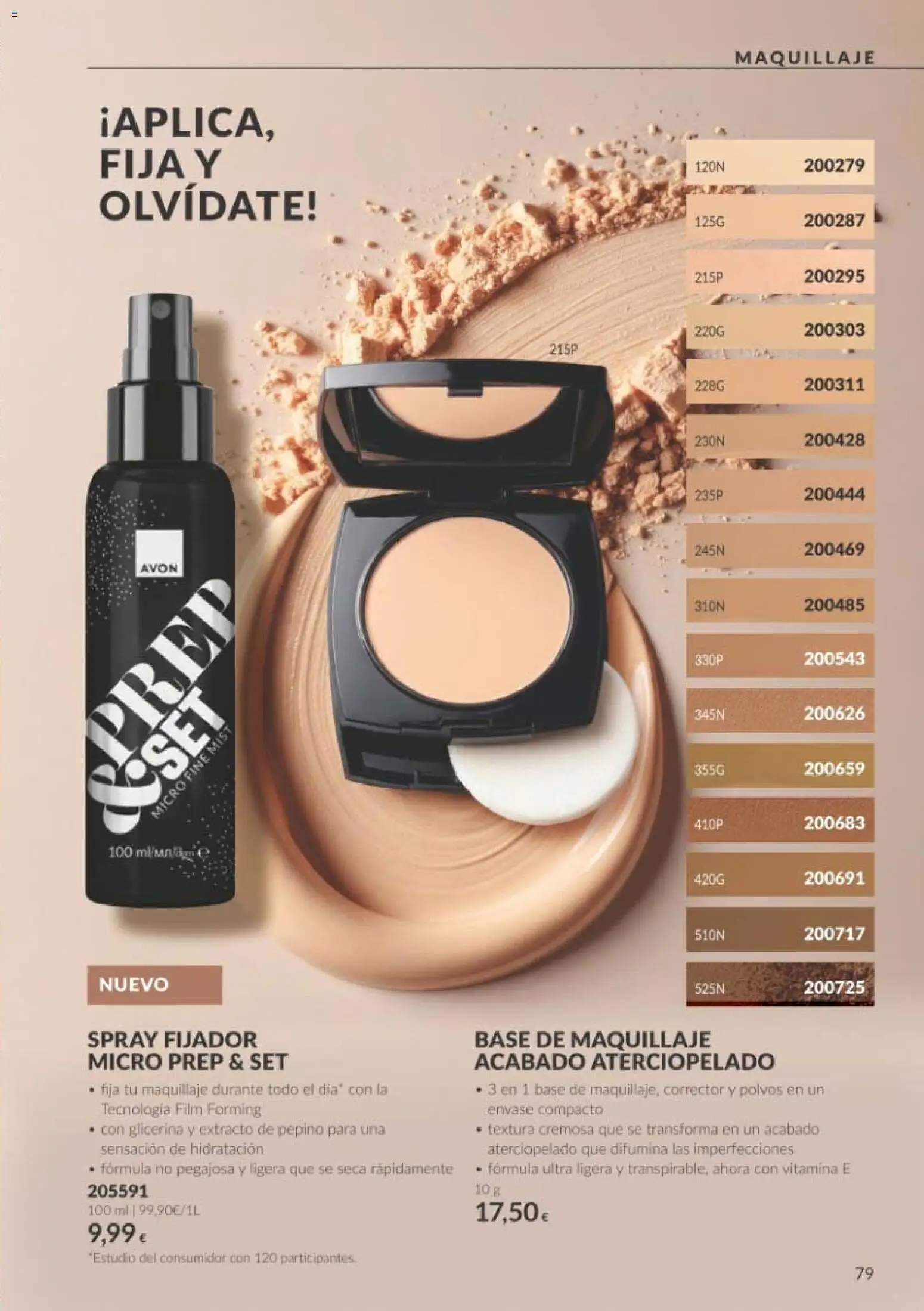 Catálogo AVON Black Friday │ válido desde el 01/11/2026 | Página: 79 | Productos: Maquillaje, Corrector, Pepino, Base de maquillaje