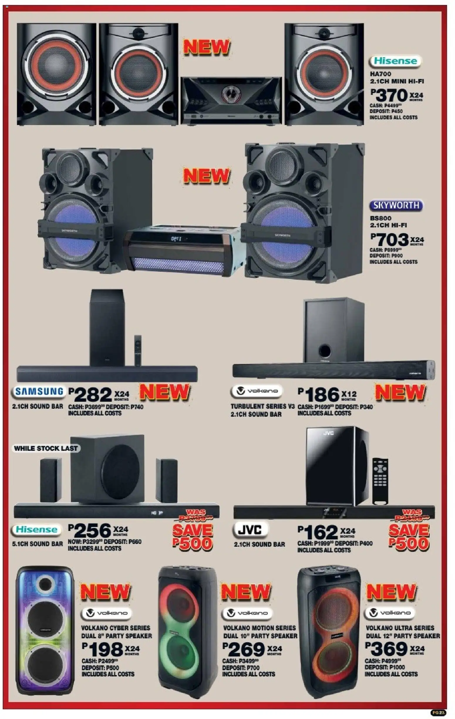 New Lewis Stores catalogue – valid from 05/10/2026 | Page: 23 | Products: Speaker, Stock
