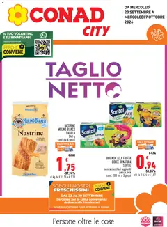 Anteprima del volantino Conad volantino City Lazio valido a partire dal 23/09/2026