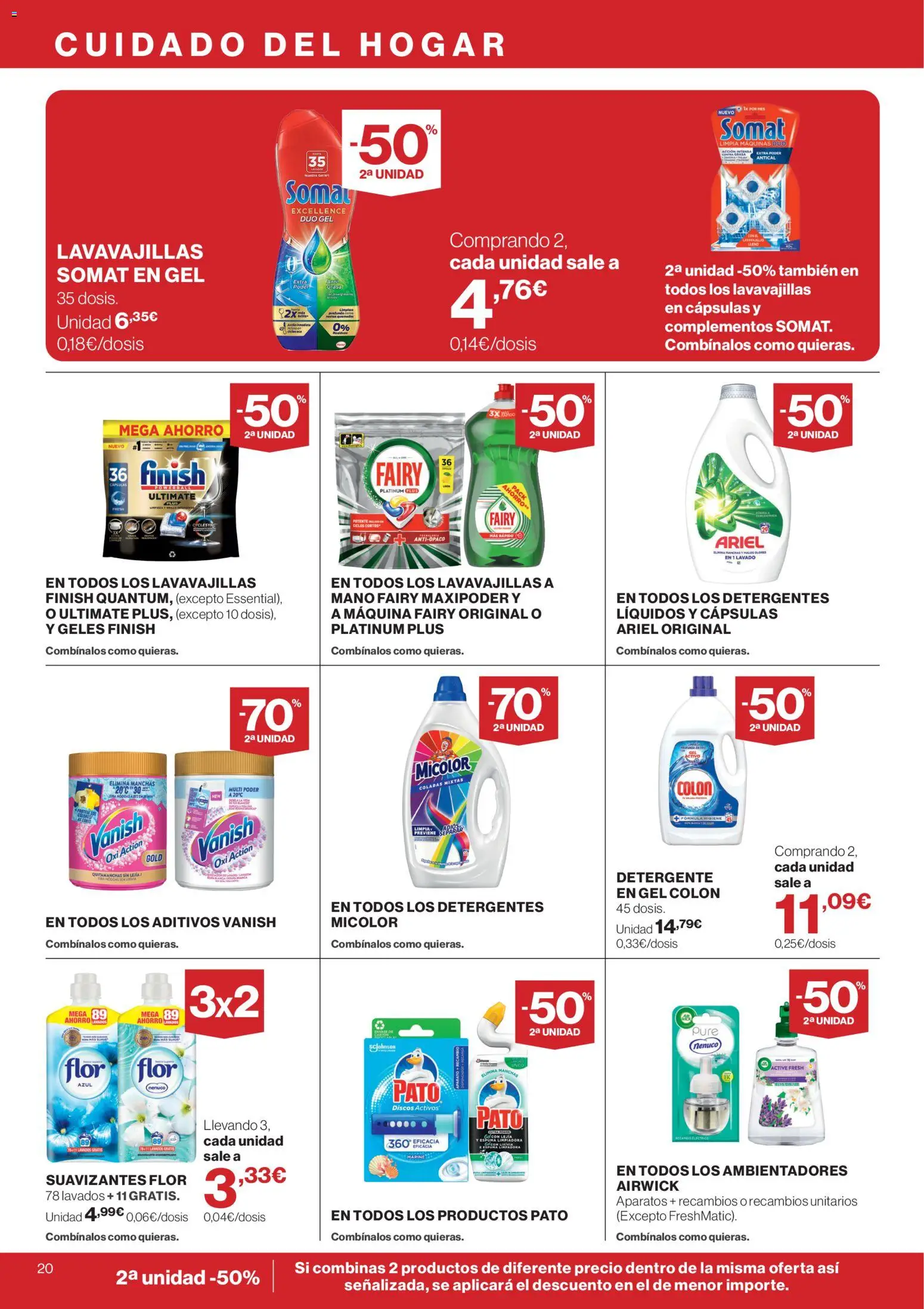Supercor folleto │ válido desde el 13/08/2026 | Página: 20 | Productos: Cápsulas, Puré, Quitamanchas, Pato