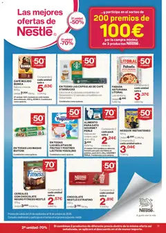Vista previa Hipercor catálogo válido desde el 24/09/2026 | Página: 31 | Productos: Cápsulas, Café, Chocolate, Cereales