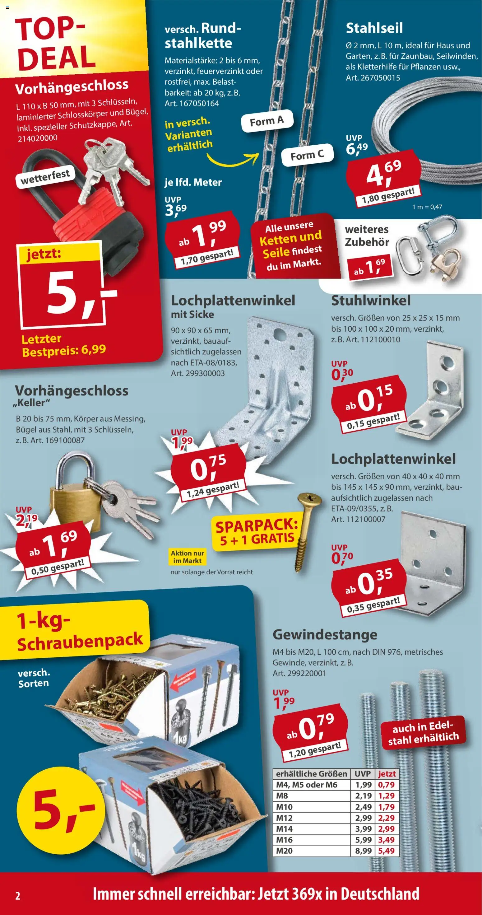 Sonderpreis Baumarkt Prospekt – gültig ab 04.07.2026 | Seite: 2 | Produkte: Top