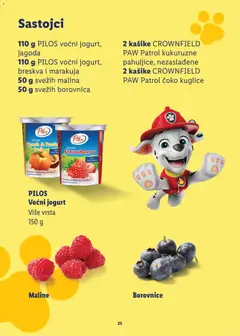 PILS Voćni jogurt, Više vrsta 150 g - pregled Lidl kataloga - važi od 24.07.2026 | Strana: 25