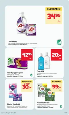 Hemköp erbjudanden - Förhandsvisning av reklamblad från butik Hemköp aktuell från 21/09/2026 | Sida: 16 | Produkter: Smörgåspålägg, Smör, Kaffe, Skinka