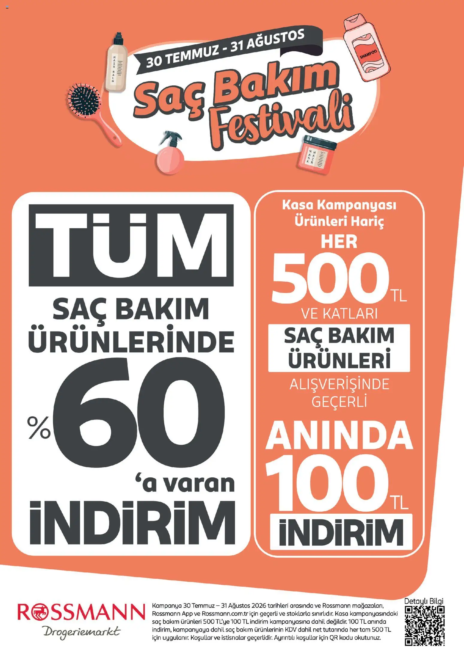 Rossmann -Saç Bakım Festivali Kataloğu - 30 Temmuz 2026 tarihinden itibaren geçerlidir | Sayfa: 4 | Ürünler: Kasa