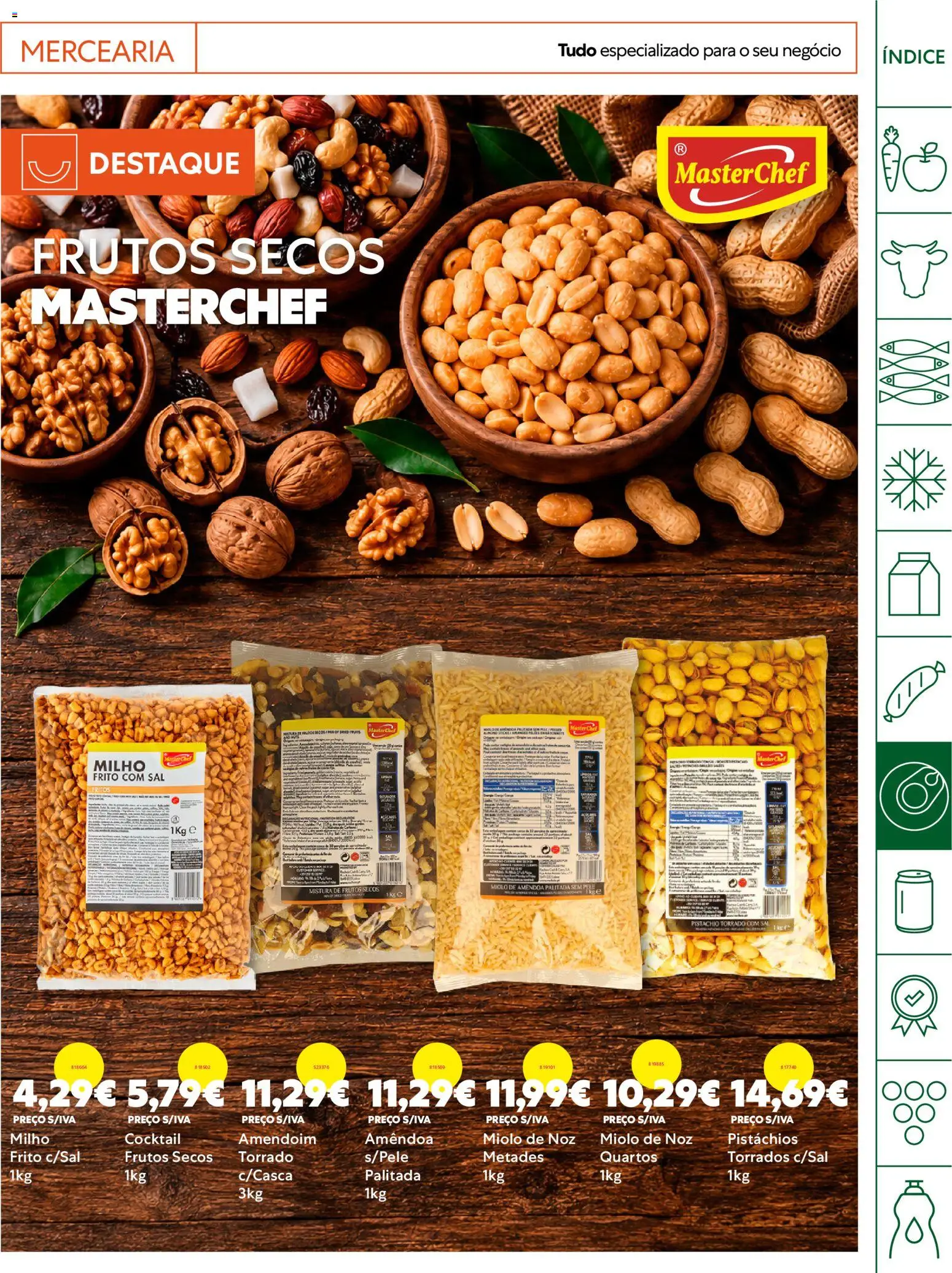 Recheio Horeca Madeira │ válido de 15/09/2026 | Página: 17 | Produtos: Mercearia, Frutos secos, Sal, Milho