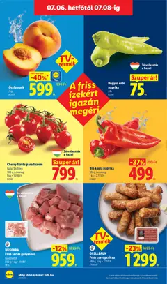 Hegyes erős paprika, Hegyes erős paprika /db - amely érvényes a következő dátumtól: 2026.07.02. | Oldal: 72
