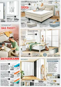 Ostermann Prospekt ab 29.08.2026 gültig | Seite: 9 | Produkte: Matratze, Kleiderschrank, Boxspringbett, Topper