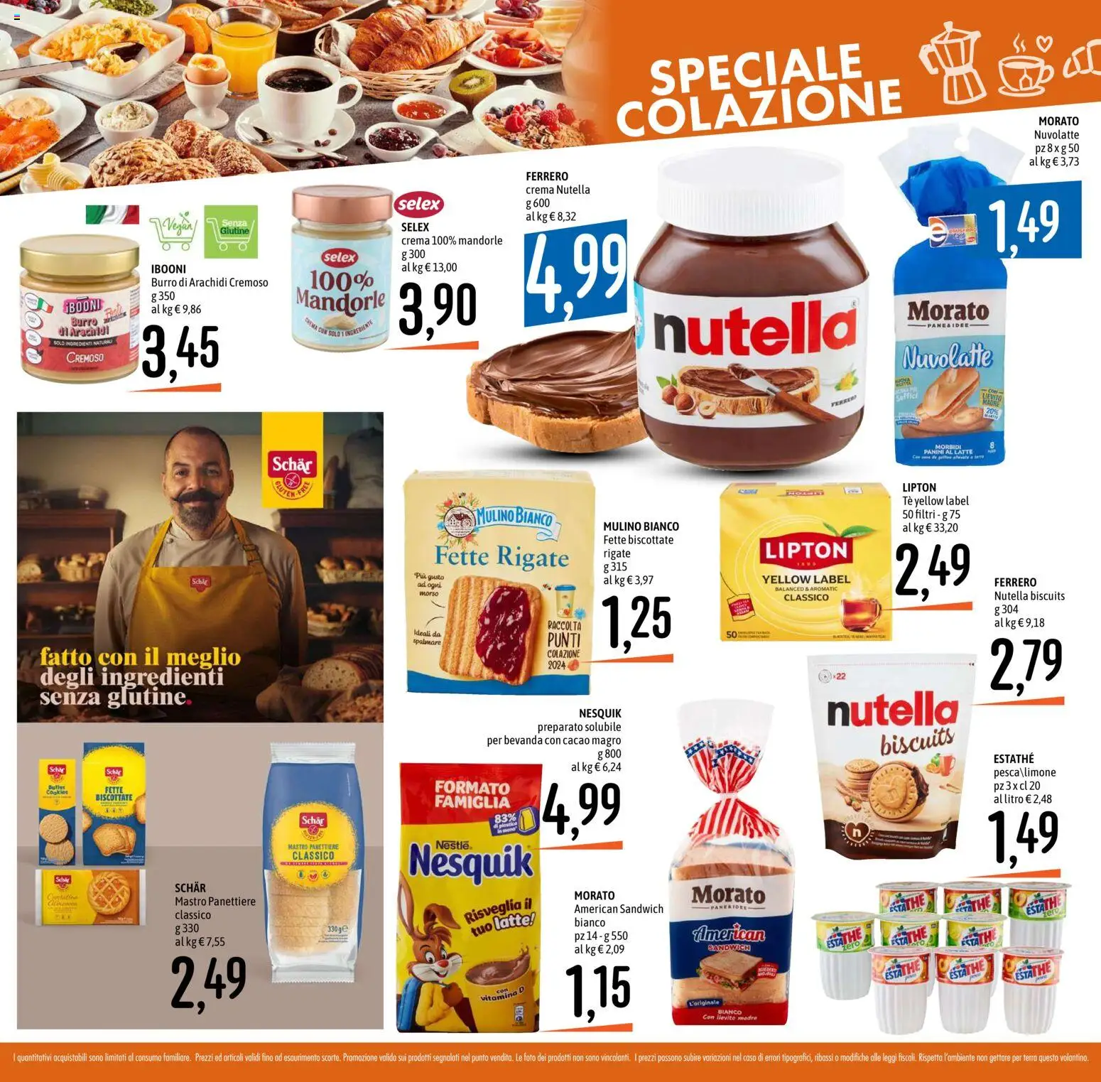 Volantino Emisfero del 27/08/2026 | Pagina: 4 | Prodotti: Tè, Latte, Mandorle, Arachidi