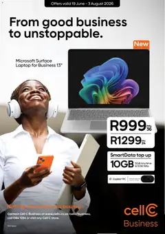 Cell C specials catalogue – valid from 19/06/2026