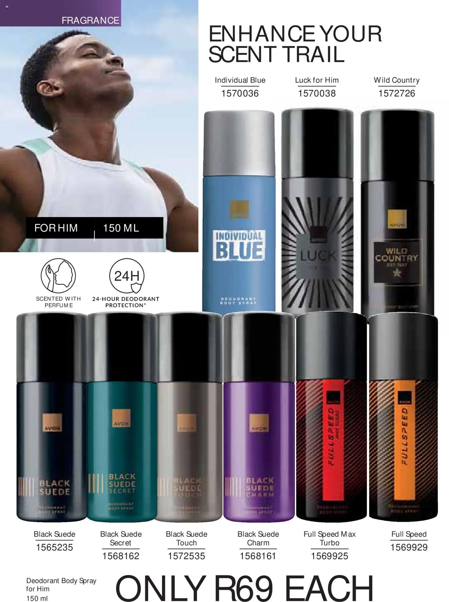 New Avon catalogue – valid from 01/10/2026 | Page: 74 | Products: Body spray, Perfume, Fragrance, Deodorant