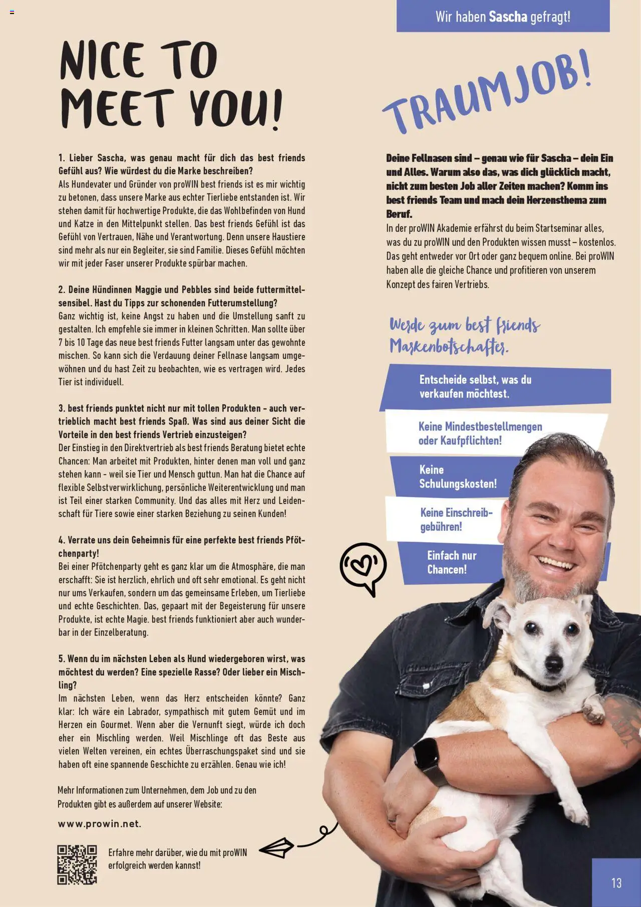 Katalog ProWin Best Friends Juli 2025/Juni 2026 – gültig ab 01.07.2025 | Seite: 13