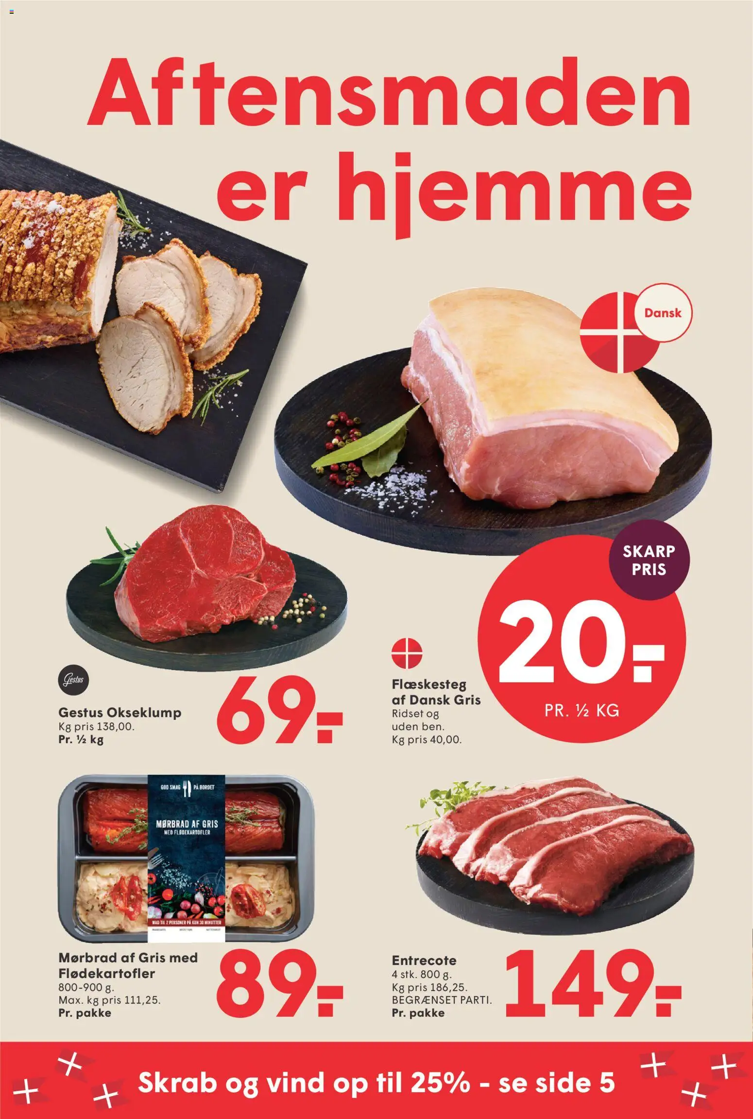 Spar tilbudsavis – gyldig fra 11/09/2026 | Side: 2 | Produkter: Entrecote, Flæskesteg