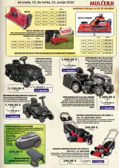 Živex katalog akcije – veljaven od 10.06.2026 | Stran: 5 | Izdelki: Kosilnica, Robotska kosilnica