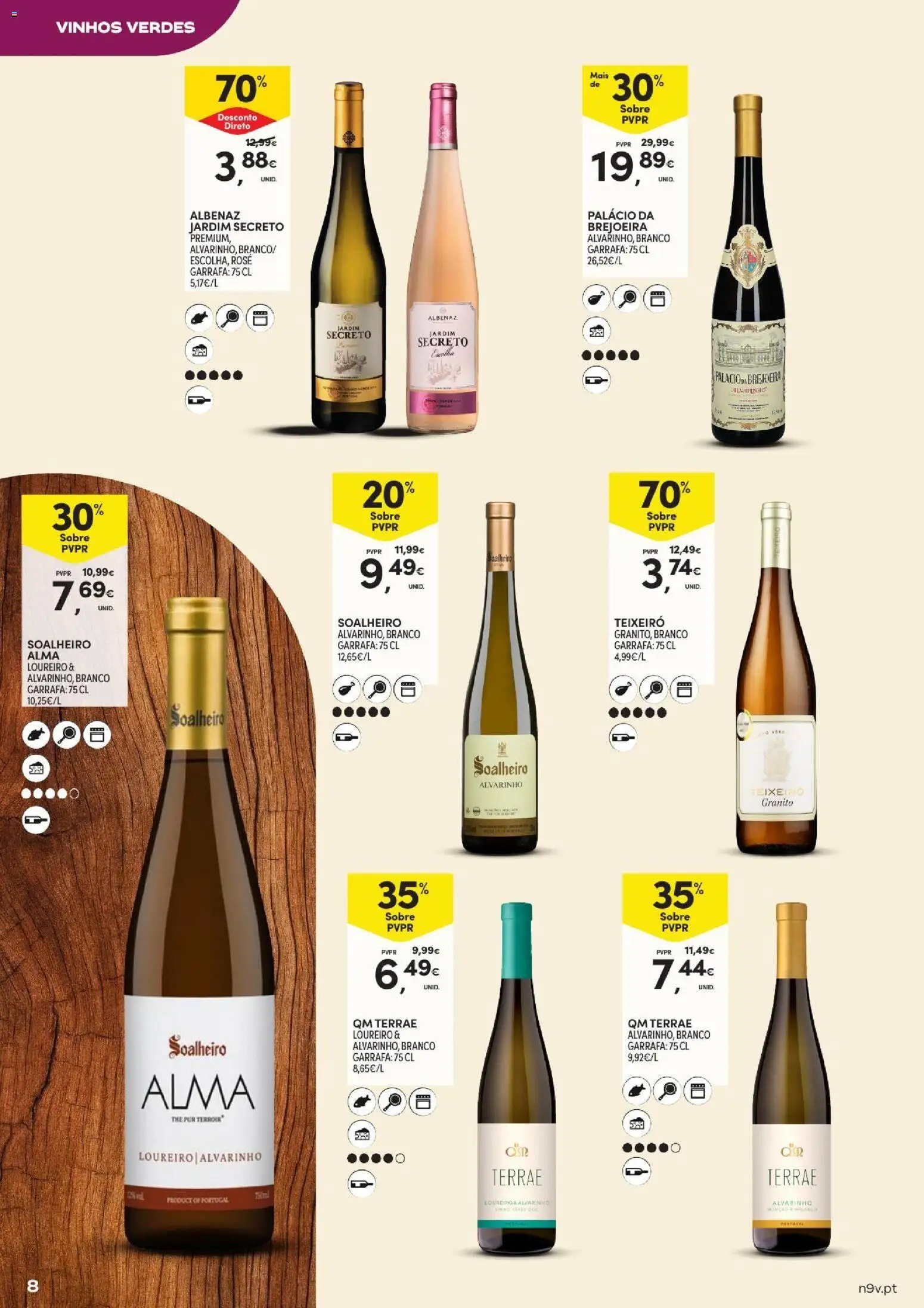 Continente Açores Vinhos, Enchidos e Queijos │ válido de 22/09/2026 | Página: 8 | Produtos: Vinho