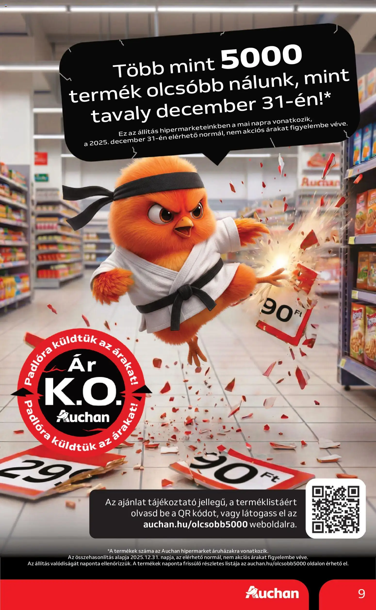 Auchan akciós ujság - amely érvényes a következő dátumtól: 2026.07.09. | Oldal: 9