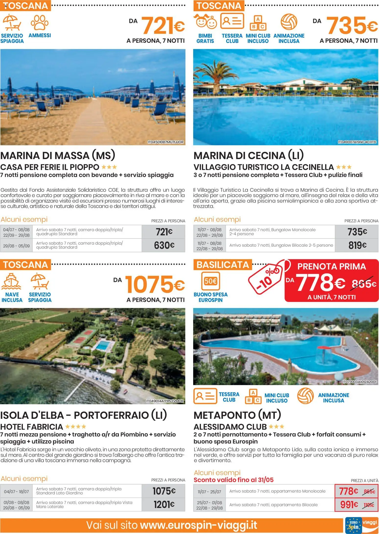 Volantino Eurospin del 07.05.2026 | Pagina: 3 | Prodotti: Piscina