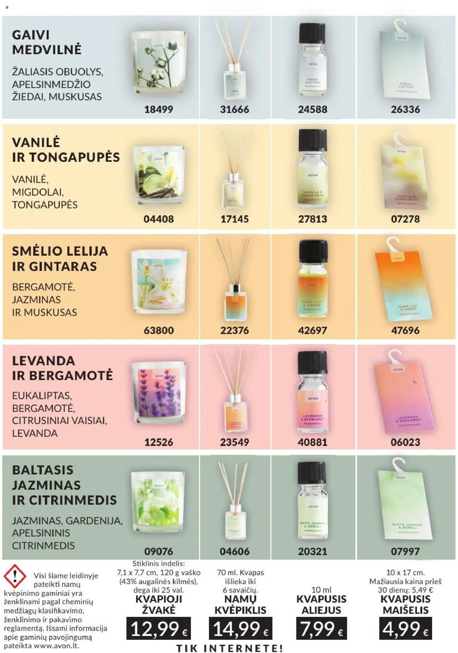 AVON akcijos nuo 2026.08.01 | Puslapis: 201 | Prekių: Kvapas, Aliejus
