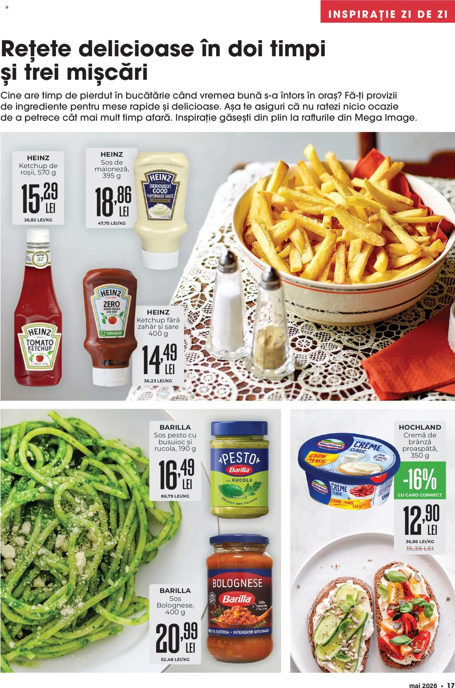 Noul catalog Mega Image – valabil de la 23.04.2026 | Pagină: 17 | Produse: Bucătărie, Cutie, Cremă, Zahăr