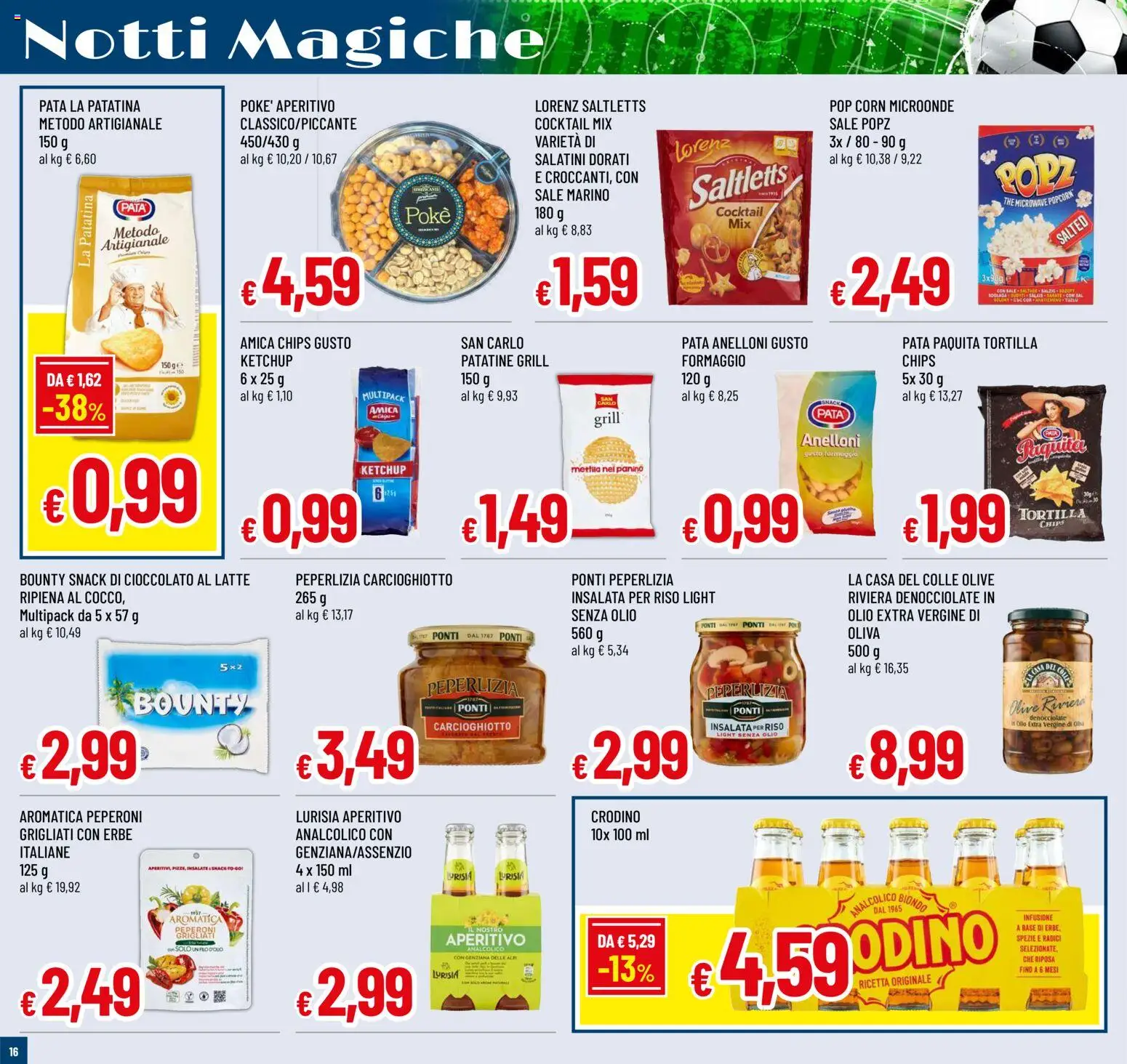 Volantino Famila del 04.06.2026 | Pagina: 16 | Prodotti: Peperoni, Insalata, Spezie, Olio