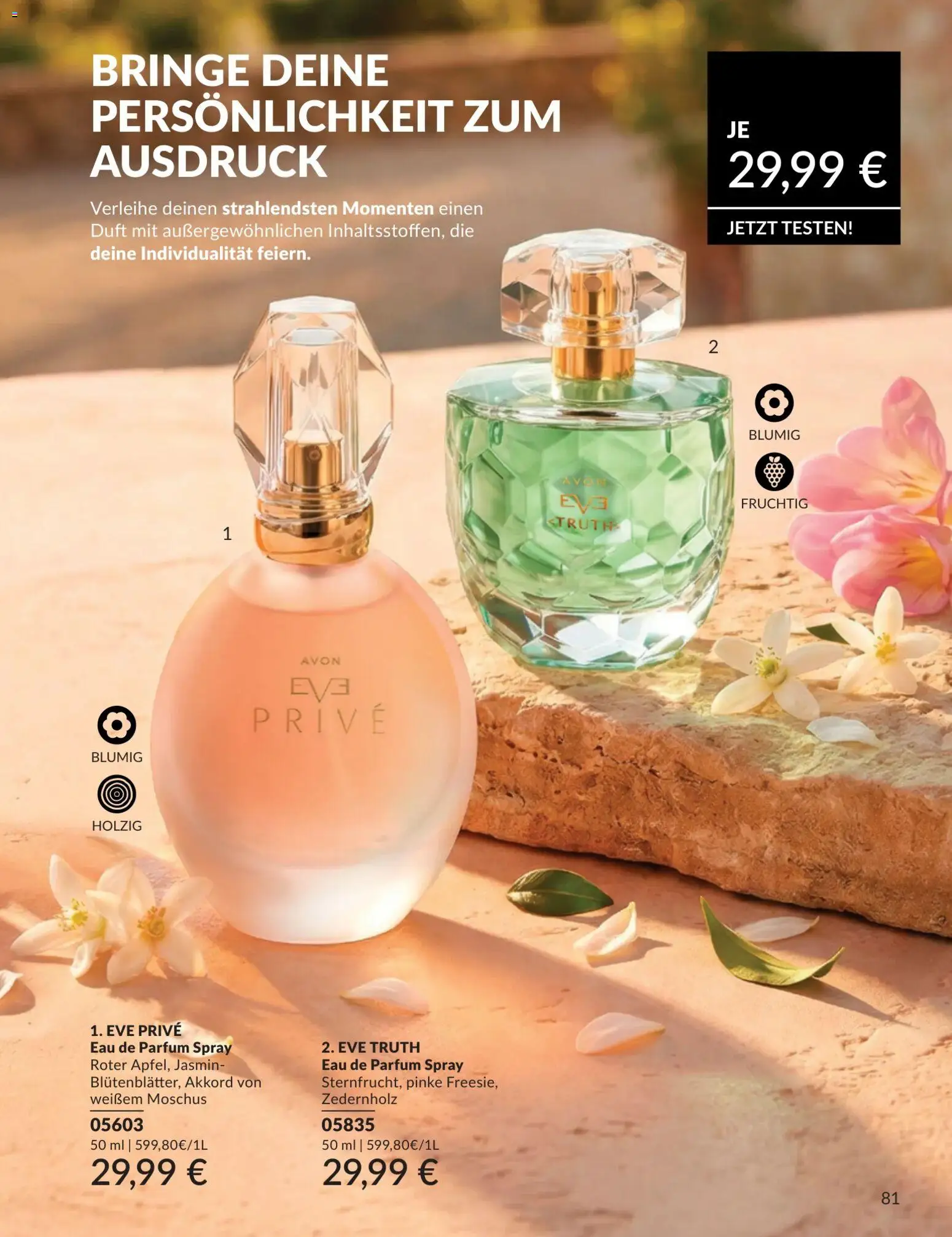 AVON Katalog Juli 2026 – gültig ab 01.07.2026 | Seite: 81 | Produkte: Parfüm, Duft, Eau de Parfum