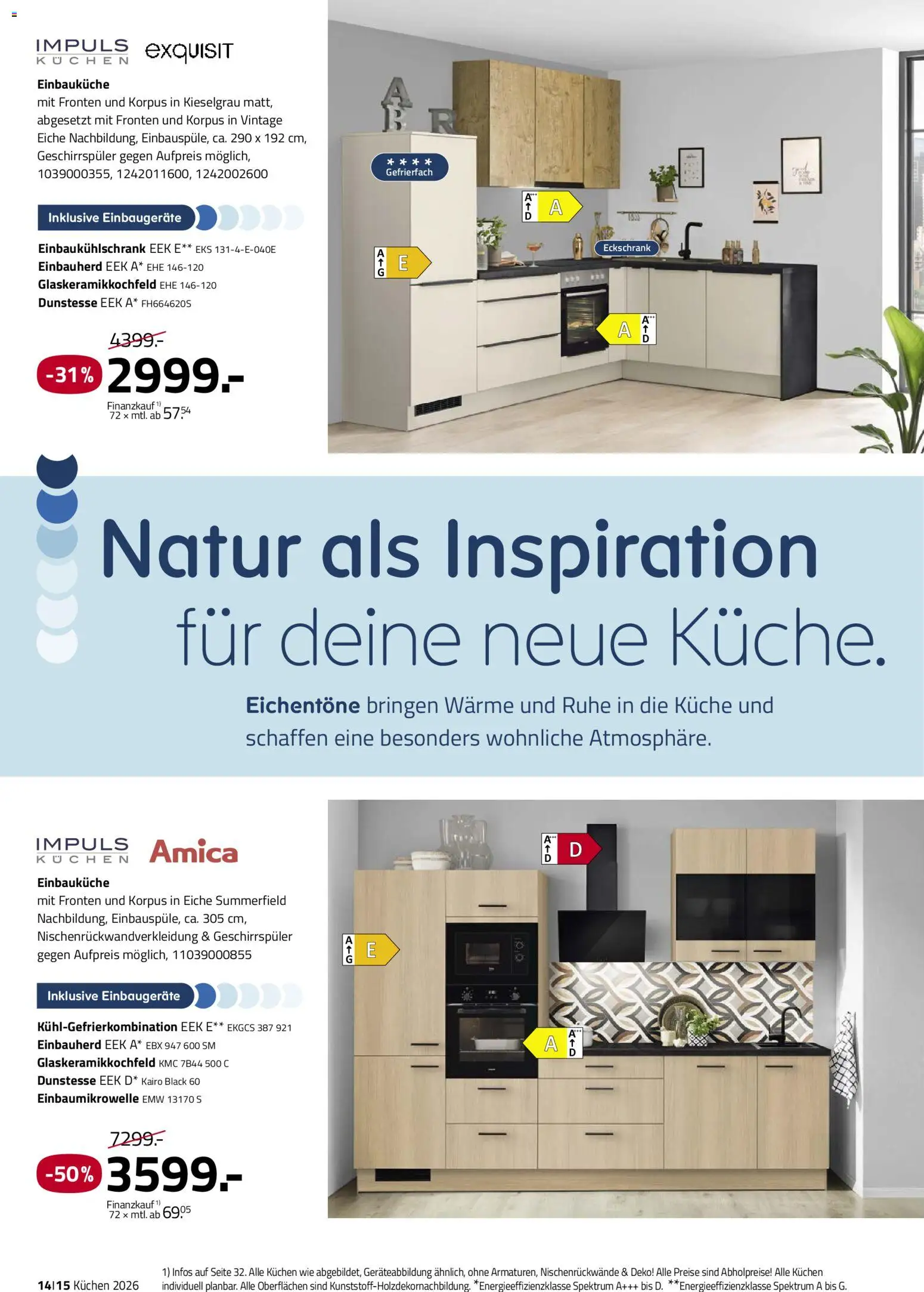 Roller Deine Küche 2026 – gültig ab 19.03.2026 | Seite: 14 | Produkte: Geschirrspüler, Küche, Kühlgefrierkombination, Kuchen