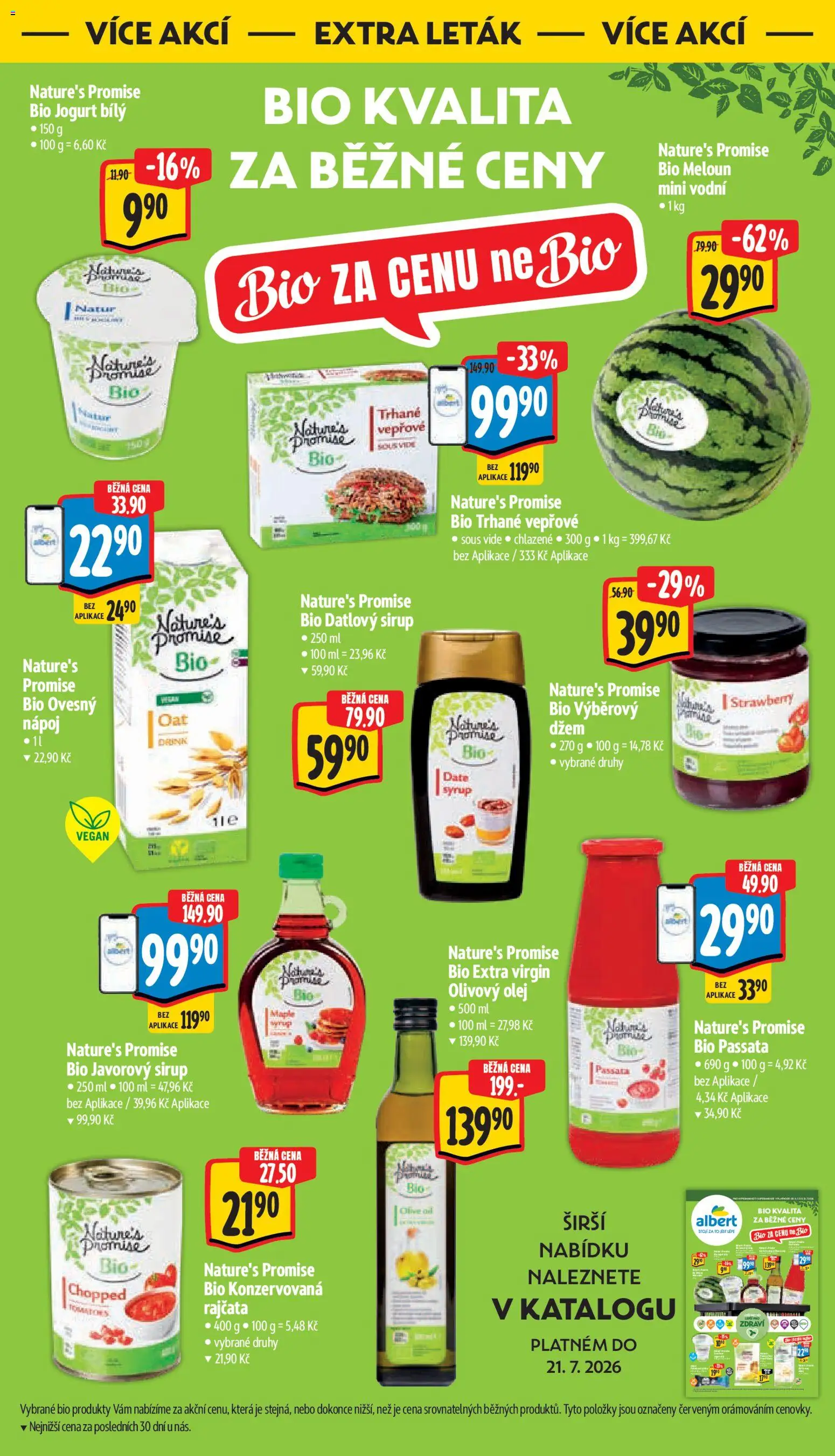 Albert leták - Hypermarket od 15.07.2026 | Strana: 14 | Produkty: Meloun, Džem, Sous vide, Javorový sirup
