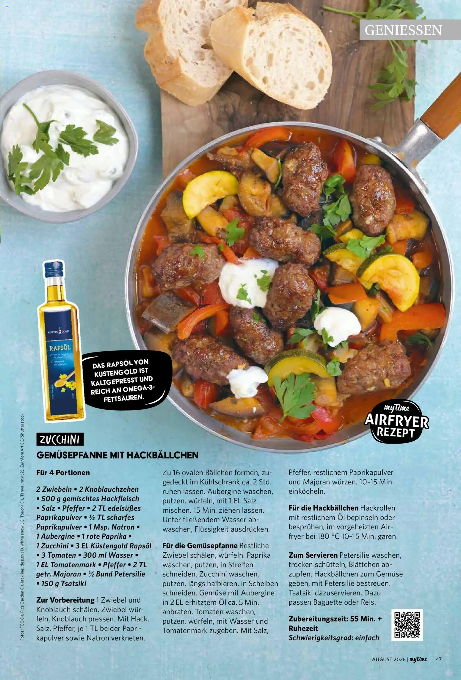 Famila Nordwest myTime August 2026 – gültig ab 01.08.2026 | Seite: 47 | Produkte: Tomaten, Zwiebeln, Aubergine, Petersilie