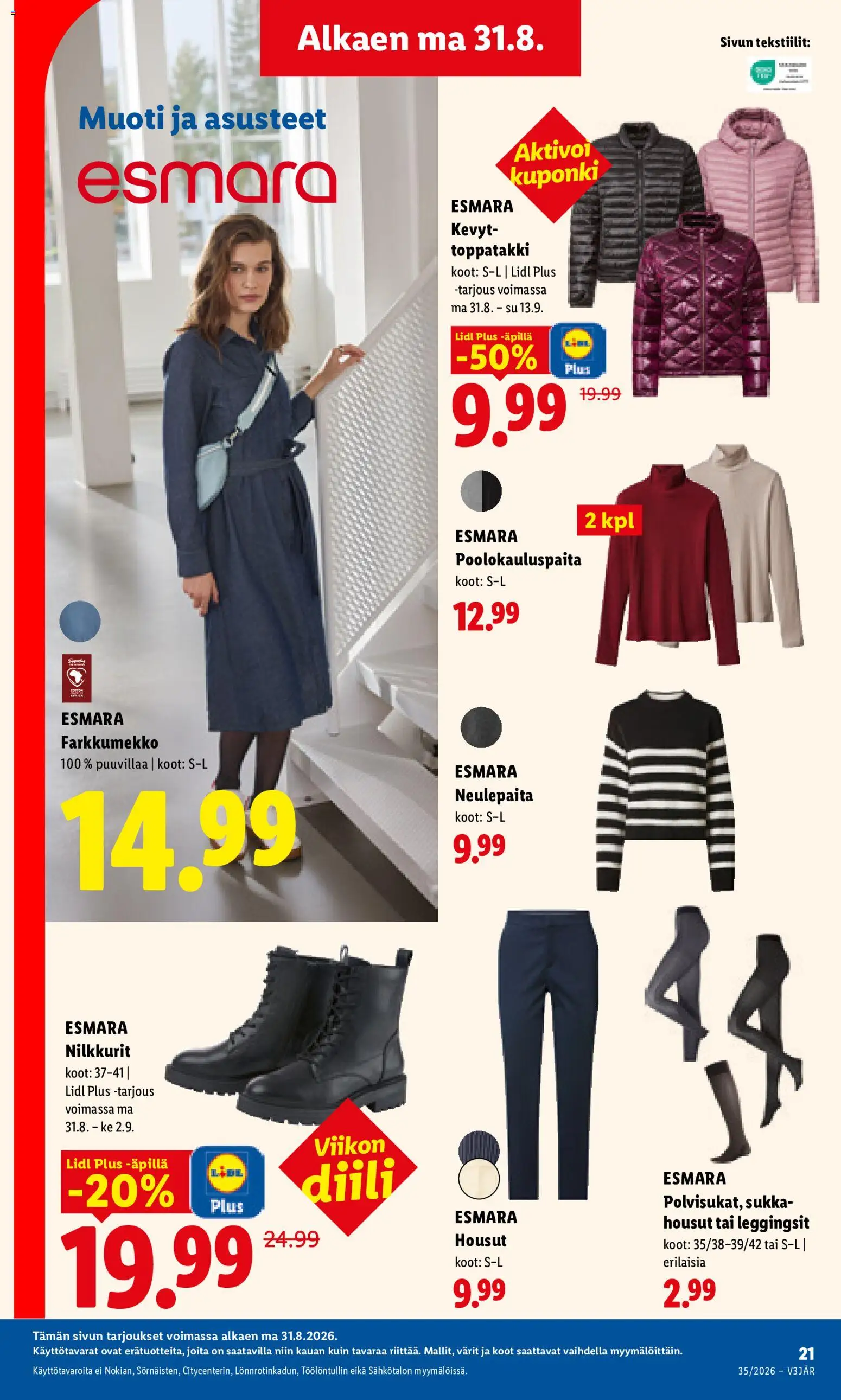 Lidl tarjoukset - Helsinki – voimassa 31/08/2026 alkaen | Sivu: 9